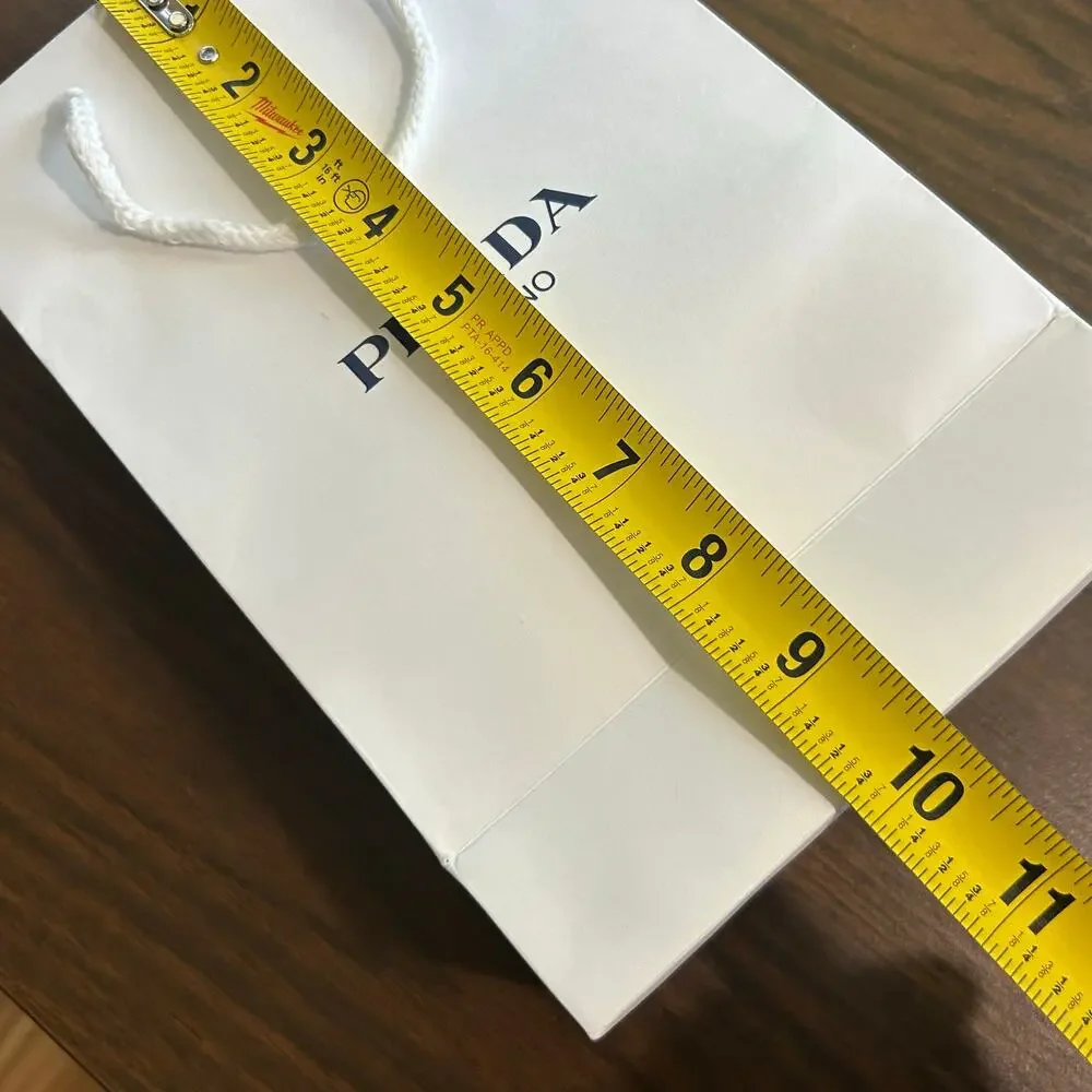 Authentic Prada Milano Paper Shopping Bag Only